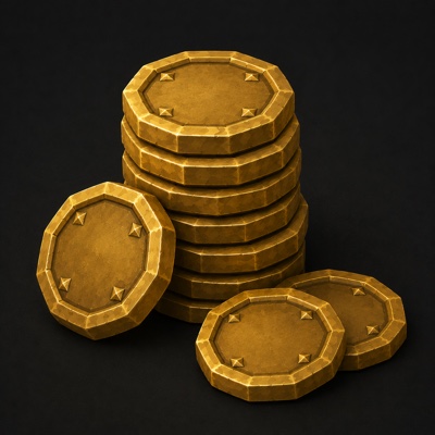Stack of gold coins